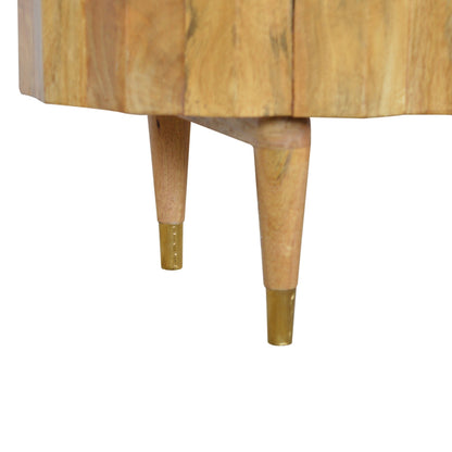 St Vincent Wooden Rustic Media Unit