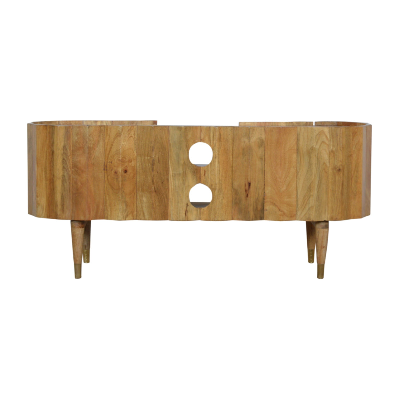 St Vincent Wooden Rustic Media Unit