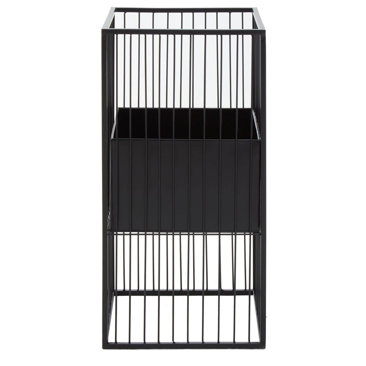 Picadilly Black Floor Standing Planter