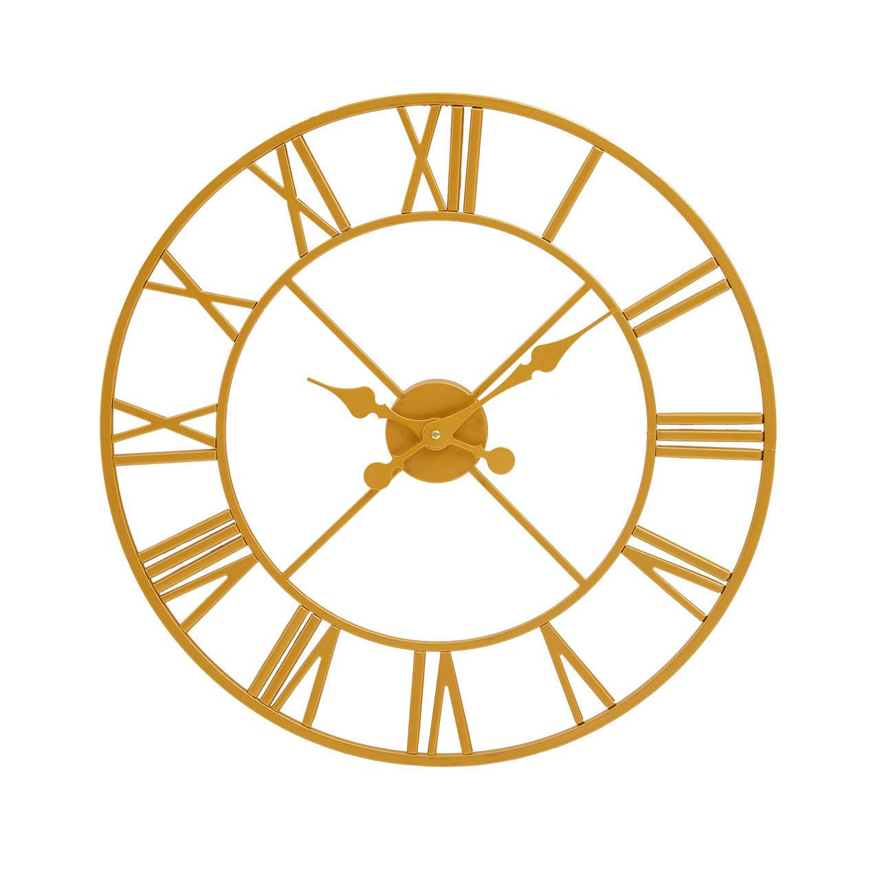 Tempo Luxe Gold Wall Clock