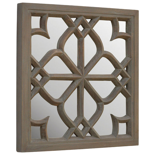 Floral Pattern Wall Mirror