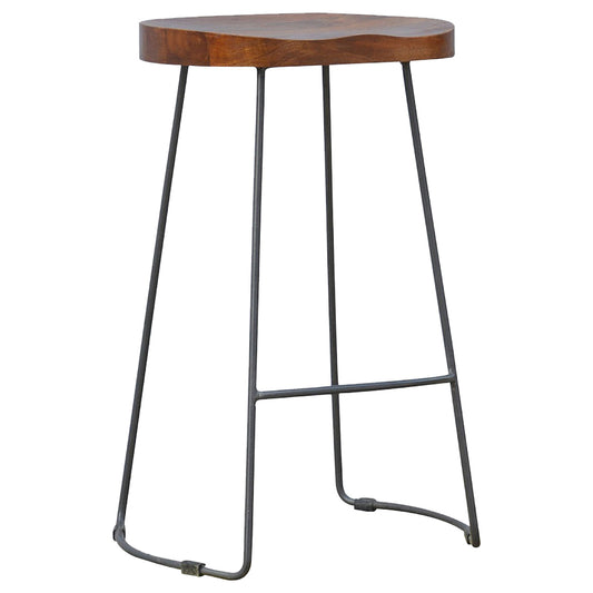 New York Industrial Chunky Bar Stool