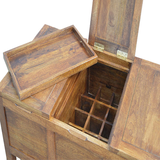 Solid Wood Tucker Storage Coffee Table