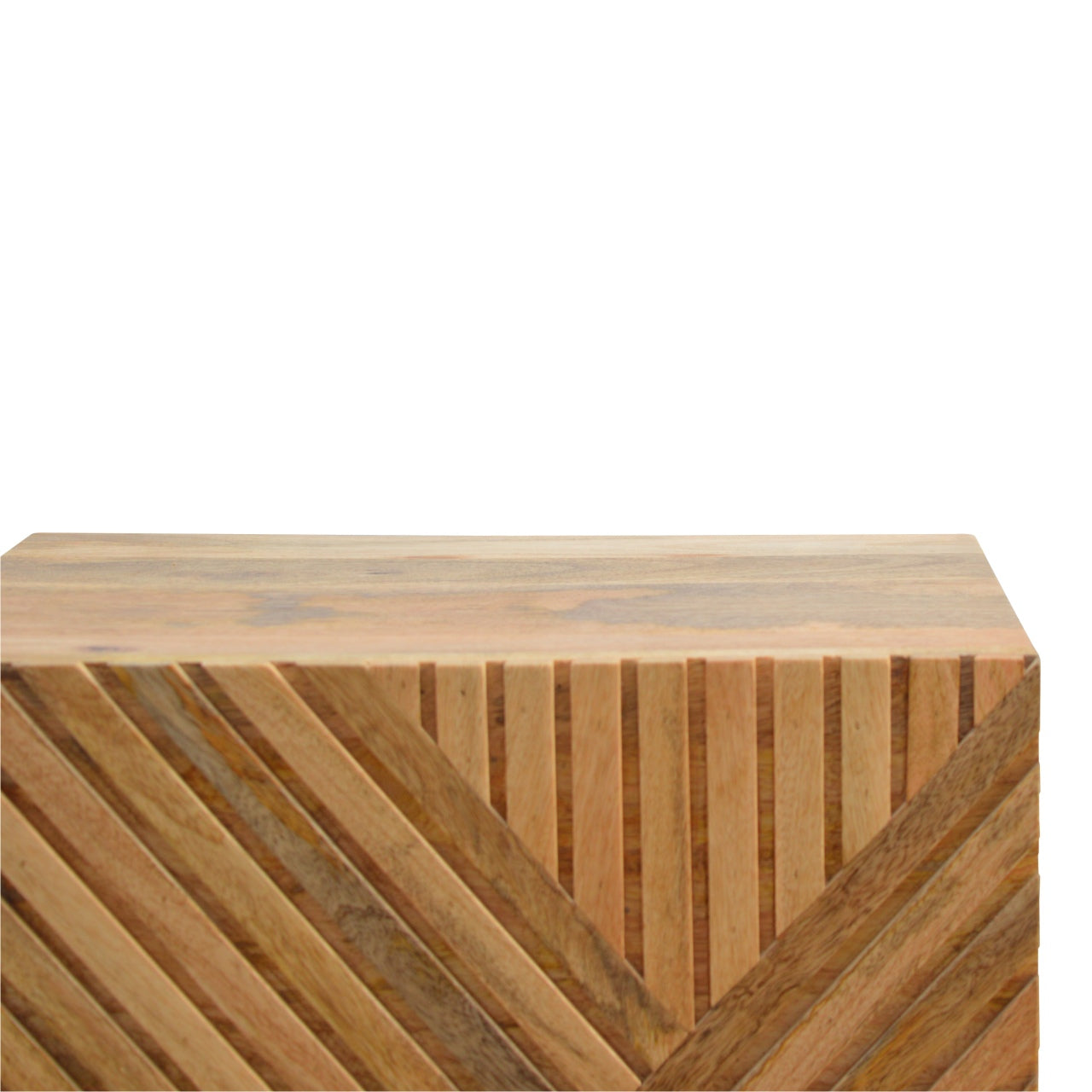 St Lucia 2 Drawer Bedside - Oak Finish