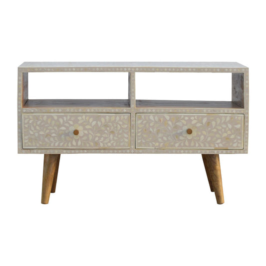 Florentina Bone Inlay Media Unit