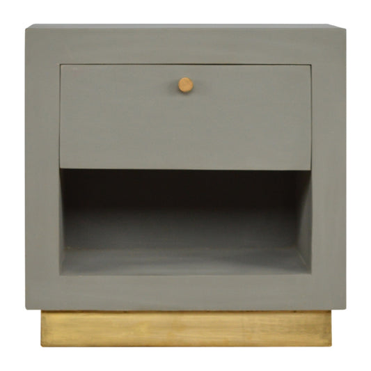 Detroit Bedside with Open Slot